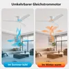 Sofucor Deckenventilator, 132 cm, Massivholz, ohne Leuchte Produktbild-Vorschau 5