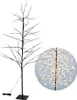 A decorative LED tree with a close-up inset. Náhled obrázku produktu