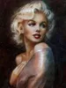 Diamantová výšivka Krásná Marilyn Monroe 45x58 Náhled obrázku produktu 1