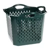 4 cesti da giardino in plastica da 25 L, verdi, impilabili, Anteprima dell’immagine prodotto 2