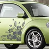 Aufkleber - Autoaufkleber-Set "Hibiskus Ranke" 2 Stk. je Produktbild-Vorschau 1