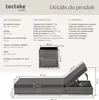 2 chaises longues en rotin avec structure en aluminium et Voir les images du produit 6