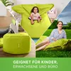 Green Bean® XXL Riesensitzsack 140x180cm + Hocker Produktbild-Vorschau 3
