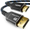 deleyCON 3,0m 4K DisplayPort auf HDMI Kabel 1080P@60Hz Produktbild-Vorschau 1