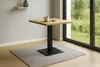 Bistrotisch Baumkante massiv Eiche geölt 70 x 70 cm Produktbild-Vorschau 1
