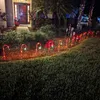 10er Set LED Stern Zuckerstange Lichterkette 8 Lichtmodi Produktbild-Vorschau 7