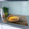 Spritzschutz Herdabdeckplatte Schneidebrett aus Glas Curry Produktbild-Vorschau 2