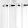 Lot de 2 rideaux semi-transparents à œillets, rideaux en Voir les images du produit 6