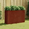 vidaXL Hochbeet 120x40x80 cm Cortenstahl Produktbild-Vorschau 2