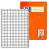 A notebook cover and a grid paper sheet. Produktbild-Vorschau