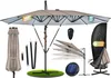 KESSER® Sonnenschirm Doppelsonnenschirm 4,6m x 2,7m | Produktbild-Vorschau 1