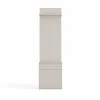 A tall, narrow furniture unit with a shelf at the top, six coat hooks below, and two drawers and a cabinet at the bottom. Produktbild-Vorschau