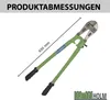 Bolzenschneider 630 mm 24" Seitenschneider Bolzenschere Produktbild-Vorschau 2
