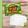 10 Einladungskarten Dinosaurier T-Rex inkl. 10 Produktbild-Vorschau 2
