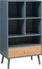 Bücherregal mit Schublade 'Reyljand' 120 x 70 x 40 cm Grau Produktbild-Vorschau 3