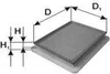 Luftfilter PZL Filters WA59456 für OPEL Corsa C Schrägheck Produktbild-Vorschau 1