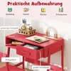 COSTWAY Schreibtisch Kinder mit Stuhl, Kinderschreibtisch Produktbild-Vorschau 4