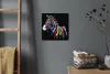 Coloray Uhr auf Leinwand 30x30 cm Wand Uhr Dekoration Produktbild-Vorschau 4