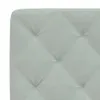 Bett mit Matratze Hellgrau 120x200 cm Samt Produktbild-Vorschau 6