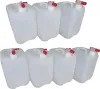 7 x 10 L 10 Liter Wasserkanister Kanister lebensmittelecht Produktbild-Vorschau 1