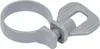 A gray plastic clamp with a screw mechanism. Produktbild-Vorschau