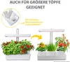 LED Pflanzenleuchte Gewächslampe 22W 1350lm 11 Setzlinge Produktbild-Vorschau 4