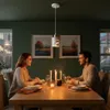 A couple having a romantic dinner by candlelight. Náhled obrázku produktu