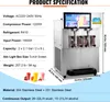 VEVOR 8 L x 2 Kommerzielle Slusheis Maschine, Slushgerät Produktbild-Vorschau 7