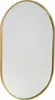 Fragix Boston Spiegel Oval - Gold - Metallrahmen - 80x50 Produktbild-Vorschau 1