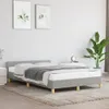 Rám postele bez matrace světle šedá 120 x 200 cm textil Náhled obrázku produktu 2