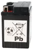 Batterie 12V 6Ah für Motorrad Startbatterie MG LTZ7-S Produktbild-Vorschau 3