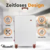 WEISSMANTEL 5er Koffer Set weiß/braun Hartschalenkoffer Produktbild-Vorschau 3