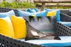 MuchoWow® Outdoor Kissen - Hängematte - Buch - Strand - Produktbild-Vorschau 4