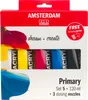Bruynzeel Acrylfarben Set Malen 5 Farben 120ml + Produktbild-Vorschau 1