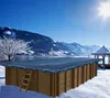 Interline Summer Winterabdeckung Bali blau 210x210 cm Produktbild-Vorschau 2