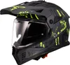 LS2 MX702 Pioneer II Crazy Motocross Helm, grau Náhled obrázku produktu 5