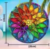 GKA XL Sonnenfänger Mandala Regenbogen Blume C8 20 cm  bunt Produktbild-Vorschau 4