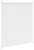 vidaXL Blackout plisovaná žalúzia 100x100 cm biela Náhľad obrázku produktu 3