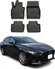 2019-2025 Mazda 3 Schrägheck Fußmatten TPE Schwarz 4 tlg Produktbild-Vorschau 1