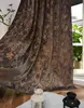 Vorhang Samt Damast HxB 245x140 cm Taupe Gold »MILANO STAR« Produktbild-Vorschau 8