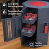 Mobiler Werkzeugkoffer Rolle, rollbarer Organizer mit 25 Produktbild-Vorschau 3