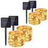 4 Stück 120LED 12M Solar Lichterkette aussen, Solarleuchten Produktbild-Vorschau 1