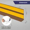 HOLZBRINK Battiscopa adesivo in PVC 50x20mm, 2,5 m | Anteprima dell’immagine prodotto 4