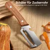 5 Stück Gemüseschäler mit Holzgriff und Flaschenöffner, Produktbild-Vorschau 3