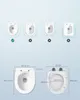 SONGMICS WC sedátko ve tvaru O, automatické sklápění, Náhled obrázku produktu 9