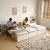 HOME DELUXE Rodinná postel DILAR – bílá, borovice (270 x Náhled obrázku produktu 3