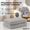 Komfortec 2er Saunatuch Set 80x200 cm aus 100% Baumwolle, Produktbild-Vorschau 3