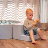 KiddyMoon Mäkké penové ihrisko pre deti s guľatým Náhľad obrázku produktu 7