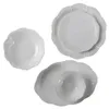 Bricard Bernis Service de table 25 pièces Blanc Porcelaine Voir les images du produit 4