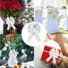 30 Pcs Geschenkschleife Weiß, Schleife Hochzeit Geschenk, Produktbild-Vorschau 6